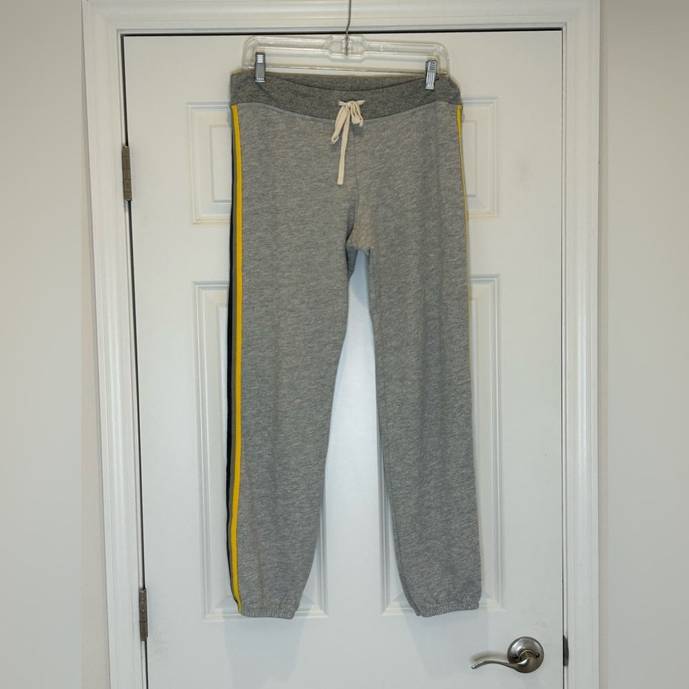 Sundry Gray Knit Lounge Drawstring Sweatpants Size 1 or S Designer French Terry